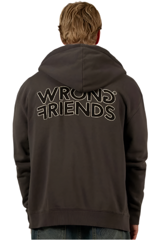 OXFORD ZIPPED HOODIE - GREY