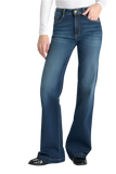 JEANS HIGH FLARE RICAMO