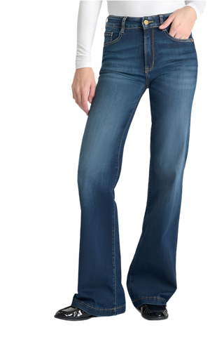 JEANS HIGH FLARE RICAMO