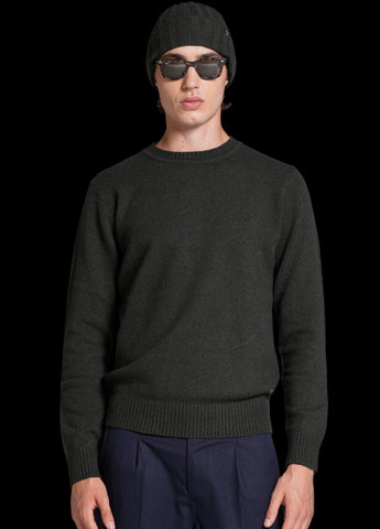 MAGLIONE LAMBSWOOL VERDE SCURO