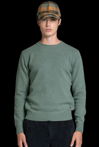 MAGLIONE LAMBSWOOL VERDE SALVIA