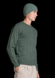 MAGLIONE MOULINE VERDE SCURO