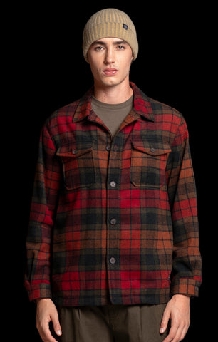 CAMICIA GIACCA QUADRI ROSSA