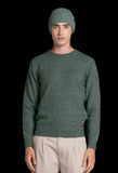 MAGLIONE MOULINE VERDE SCURO