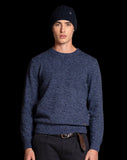 MAGLIONE MOULINE BLU