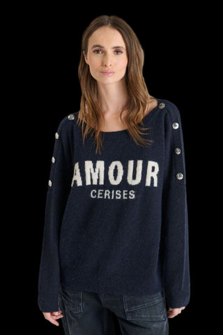 MAGLIONE BLU AMOUR