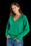 MAGLIONE VERDE SCOLLO V