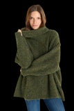 MAGLIONE COLLO ALTO VERDE