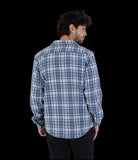 AXE CAMICIA FLANELLA BLU