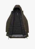 PLANK LINER PARKA COFFEE GREEN