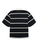 WBHiro S/S Stripe Zip Polo