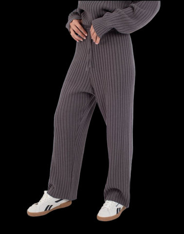 PANTALONI IN MAGLIA GRIGI