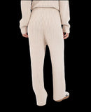 PANTALONI IN MAGLIA BEIGE