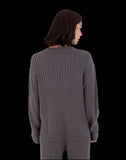 MAGLIONE IN MAGLIA GRIGIO