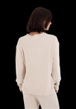MAGLIONE IN MAGLIA BEIGE