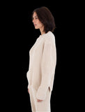 MAGLIONE IN MAGLIA BEIGE
